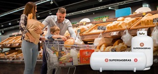 gás lp supergasbras para supermercado glp