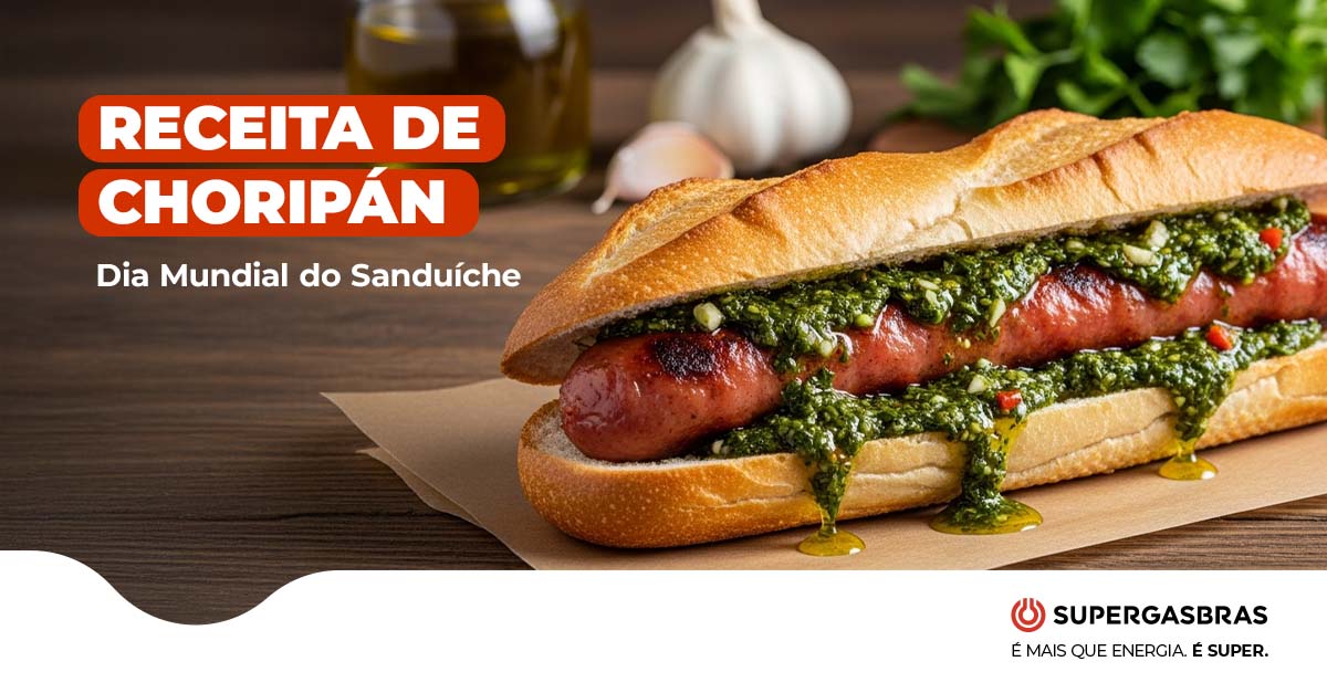 Dia mundial do sanduiche - Receita de choripan