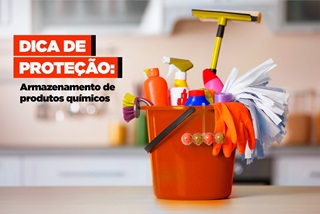 Como armazenar o botijão de gás e produtos químicos corretamente