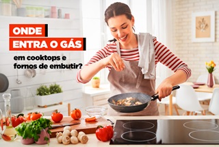 Será o botijão de gás é compatível com eletrodomésticos de embutir?