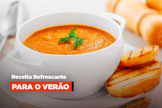 #SuperReceita: Sopa Fria de Cenoura com Gengibre