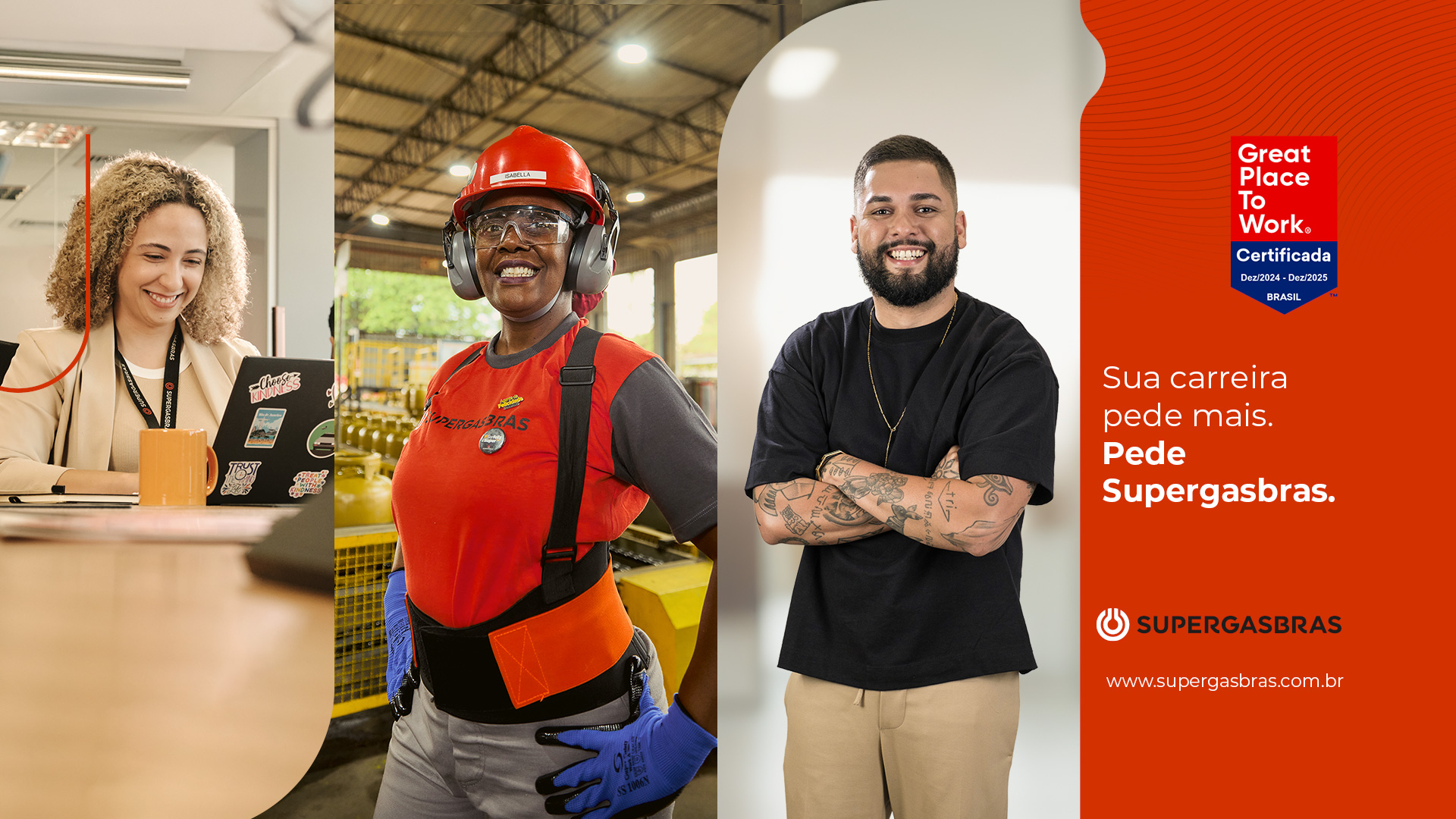 Faça parte da equipe Supergasbras